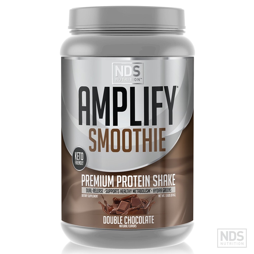 NDS Amplify Smoothie Protein -Added Greens Overall Health – Chocolate (30 Serve)