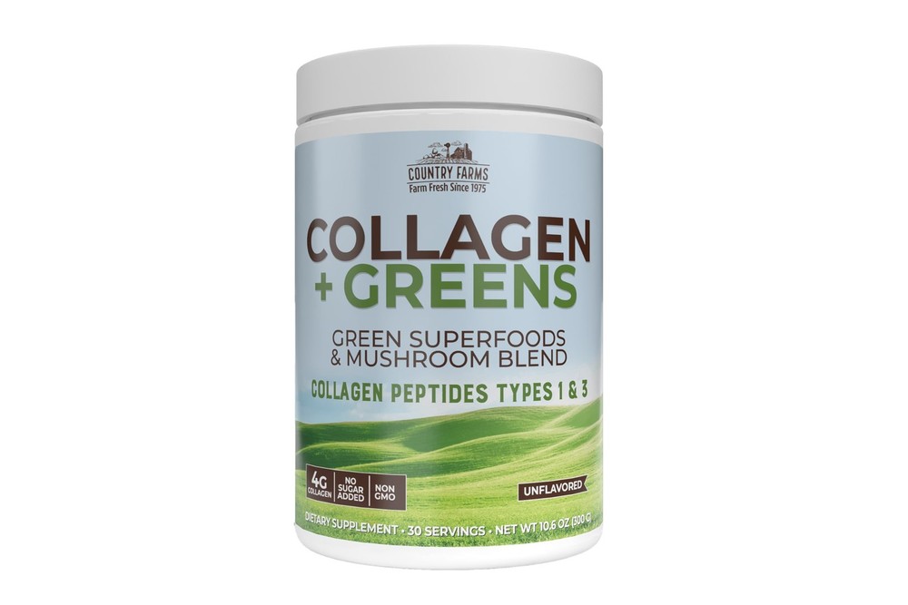 Country Farms Collagen Peptides Powder with 10.6 Ounce (Pack of 1), Natural