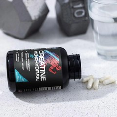 Monohidrato De Creatina En 60 Capsulas 750mg Masa Muscular Para Mujeres Hombres