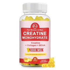 Creatine Monohydrate Gummies For Men & Women Muscle Power & Endurance Boosts