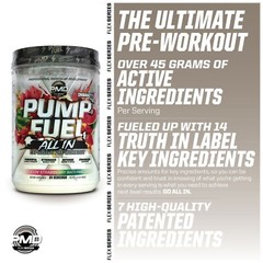 Pump Fuel ALL IN Insanity Ultimate Muscle Pump Supplement & Pre Workout Powder