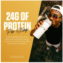 Levels Grass Fed Whey Protein Powder Vanilla Bean 24g Protein 1.48LB