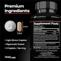 Prime Labs – Men’s Testosterone Booster – Stamina, Endurance, & Strength Booster