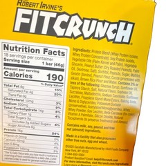 FitCrunch High Protein Gluten Free Bars Chocolate Peanut Butter, 18ct 1.62oz