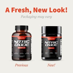 SNAP Nitric Oxide Booster 1500mg L-Arginine L-Citrulline Clean Label Certified