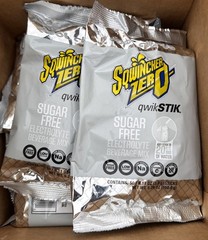 Sqwincher Zero qwikSTIK Sugar Free Electrolyte Powder Case Of 500 Cool Citrus