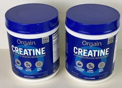 2-Pack Orgain Creatine Monohydrate Powder Unflavored 1.48lb 135 Servings Each