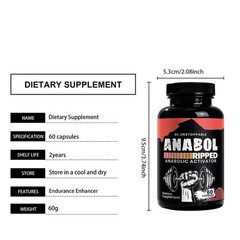 Anabol Hardcore Anabolic Muscle Builder – 60 Liquid Capsules