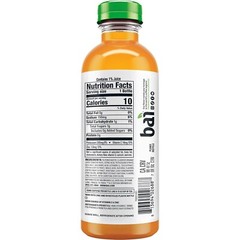 Bai Antioxidant Infused Water Beverage, Malawi Mango, with Vitamin C and No