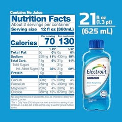 Electrolyte Drink Pack of 12 – Blue Raspberry Flavor, Hydration & Recovery, 21 F