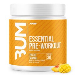 Chris Bumstead Pre Workout Powder Peach Mango 30 Servings Energy Supplement
