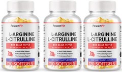 L-Arginine L-Citrulline Complex 3000mg, 360 Softgels – Non-GMO