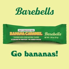 Barebells Soft Protein Bar Banana Caramel 12 Bars Barebell Bars