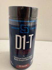 Siren Labs D1-T Strength Test Booster 120 Capsules – NEW- EXP: 04/2027
