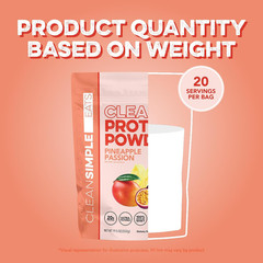 Clean Simple Eats Clear Protein Drinks, 20g Grass Fed Whey Protein Isolate, Ultr