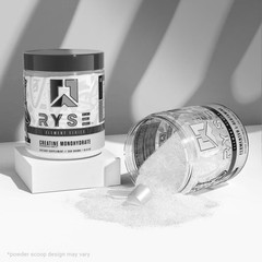 RYSE Creatine Monohydrate Powder – Unflavored – 10.6 Ounce (Pack of 1), White