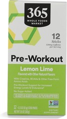 2-Pack 365 Whole Foods Market Pre-Workout Lemon Lime 12 – 0.3 oz Stick BB 08/27