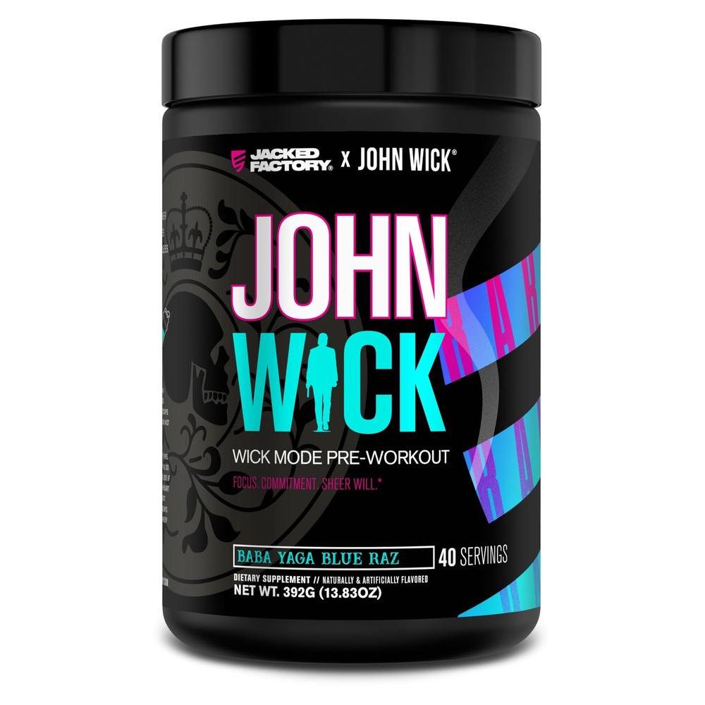 Jacked Factory X John Wick – Mode Pre Workout 40 Servings (Pack of 1)