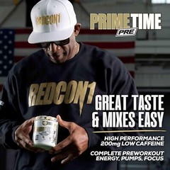 REDCON1 | Low Caffeine Pre Workout Powder for Men & Women, 20 Servs | «exp 8/26»