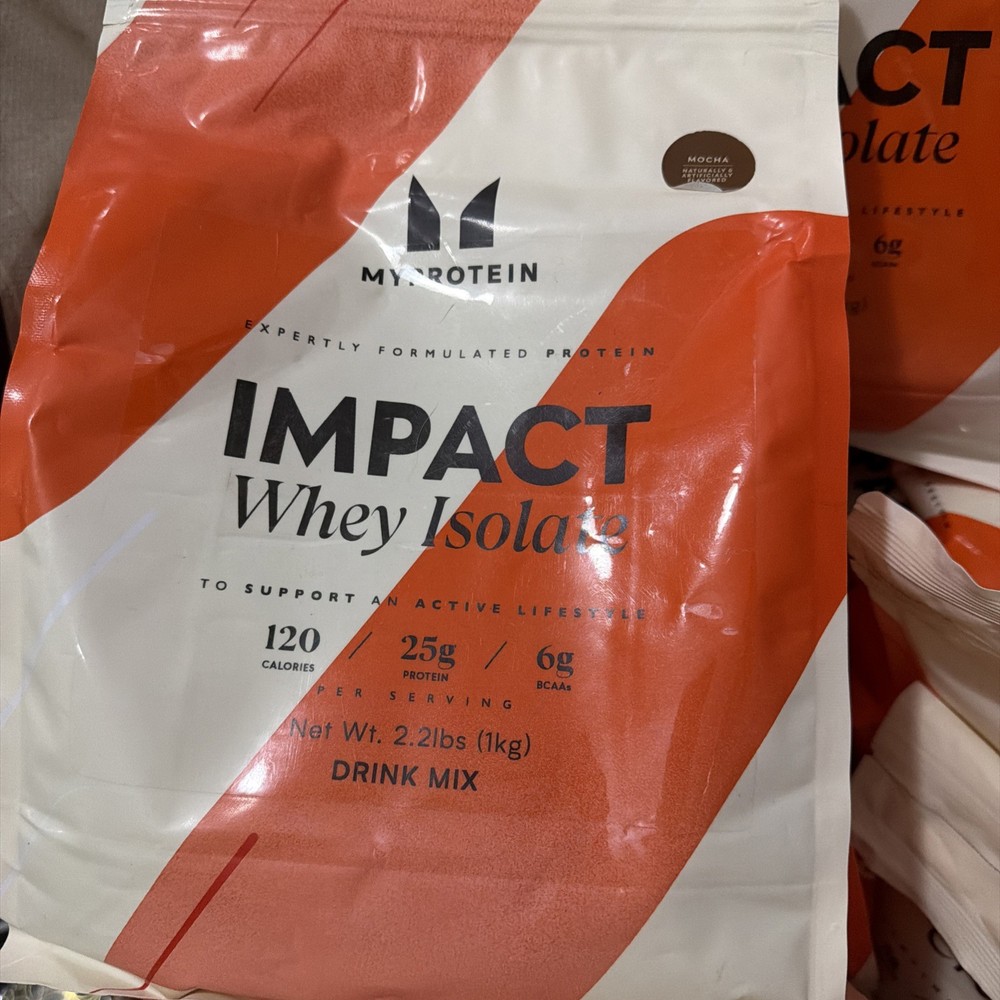 MyProtein Impact Whey Isolate 1kg Mocha expired 2027