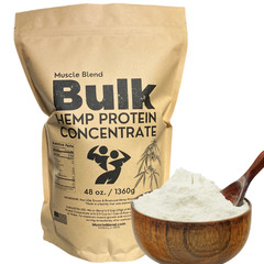 Muscle Blend Hemp Heart Protein Concentrate, Premium USA, All-Natural, Non-GMO