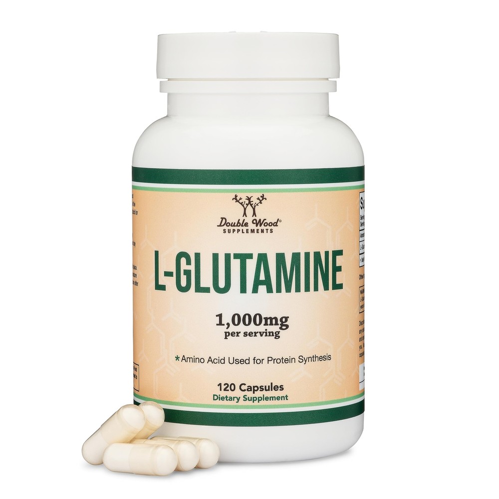 L-Glutamine 1000mg | 120 Capsules | Endurance & Gut Health | Non-GMO Vegan Keto