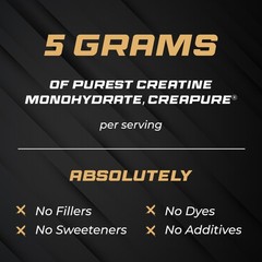 Creapure German Creatine Monohydrate Powder Supplements for Men & Women, Unfl…