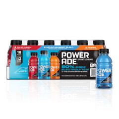 POWERADE Variety Pack Sports Drink 12 fl oz 24 pk Fruit Punch