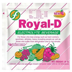 Royal-D Electrolyte Beverage Powder Sodium, Potassium, Vitamin Assorted Flavors