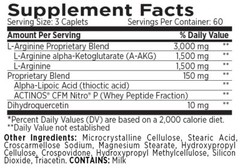 MRI Performance NO2 3,000mg Nitric Oxide Booster L-Arginine AAKG 180 Caplets