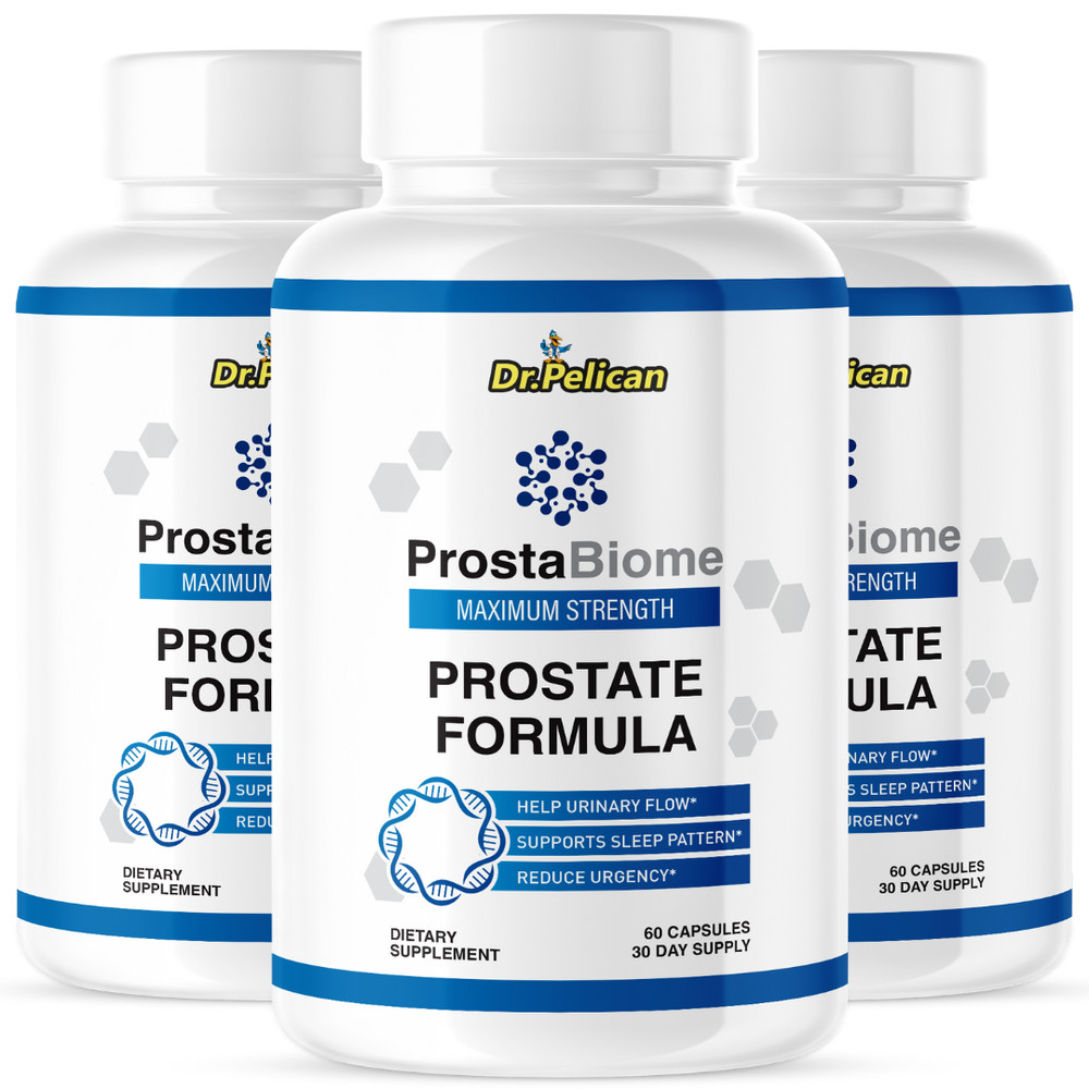 ProstaBiome – Prostate Support- 3 Bottles- 180 Capsules