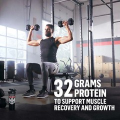 Muscle Milk Genuine Protein Powder, Vanilla, 32g Protein, 1.9lb, 30.9oz