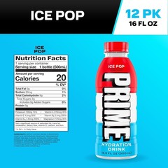 PRIME Hydration – Electrolytes, B Vitamin, BCAA – Surprise Variety Mix (12 Pack)