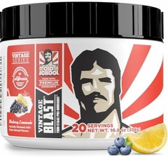 Old School Labs Ultimate 2 Stage Pre Workout for Explosive Energy, Massive Pumps