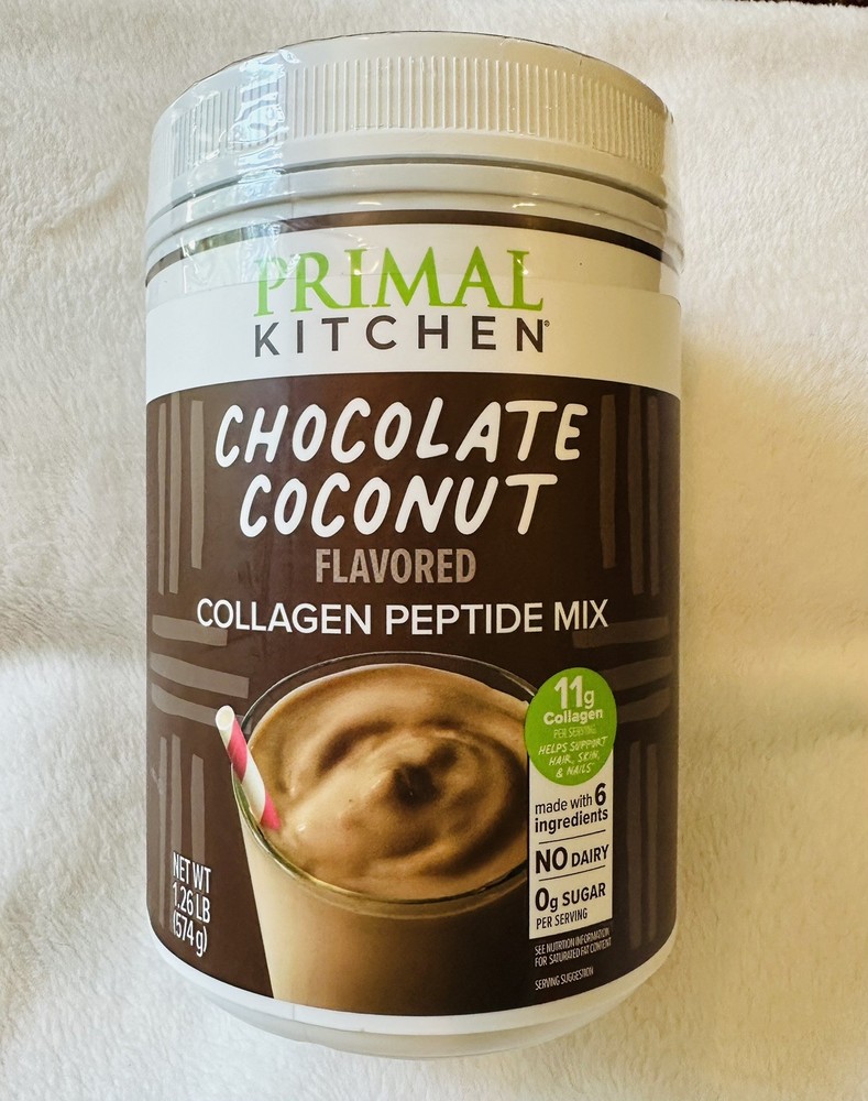 Primal Kitchen Collagen Fuel Collagen Peptide Drink Mix Chocolate Coconut Powder