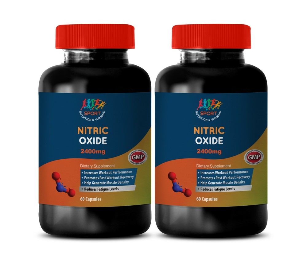 Nitric Oxide Dietary Supplement Muscle Builder & Fat Burner – 2400 – 2B 120Ct