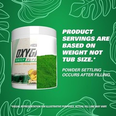 EHPlabs OXYGREENS powder 9oz ( 30 Servings ) Natural Pineapple Fla BEST BY 08/26