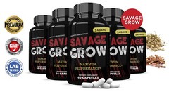 Savage Grow Men’s Health Supplement 1484mg 300 Capsules