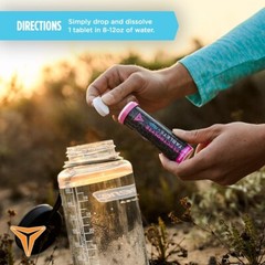 Portable Electrolyte Tablets – 4 Flavors, 40 Servings, Perfect for Active Adults