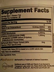 Transparent Labs Creatine HMB Creatine Monohydrate Powder Unflav 30 Serving 2027