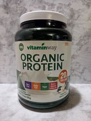 VitaminWay Organic 20g Protein Powder Creamy Vanilla 1 LB 4 OZ 1/2027
