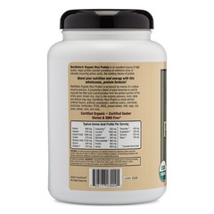 NutriBiotic Organic Rice Protein, Plain Protein Powder 21.16 oz (1 lb 5.16 oz)