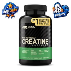 Optimum Nutrition Micronized Creatine Monohydrate Capsules 100 Count