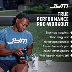Pre JYM Pink Lemonade Pre Workout Powder for Men & Women, Bcaas, Nootropics, Cre