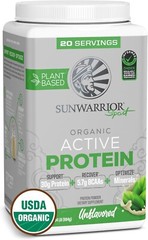 Vegan Protein Powder Plant-Based USDA Organic BCAAs 30g per Serving, 2.2 lbs