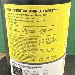 Optimum Nutrition Amino Energy – Pre Workout With Green Tea, Citrus Spritz