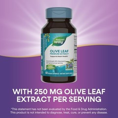 Nature’s Way Olive Leaf, Premium Extract, Supports Heart Health*, 20% Oleuropein