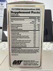 GAT SPORT Testrol Gold ES, Tribulus, DIM, Zinc, 60 Count (Pack of 1), Blue 08/28
