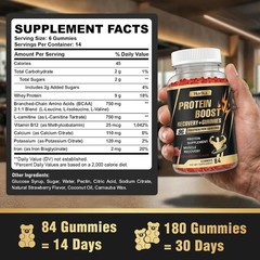 Whey Protein Gummies, 9g Protein per Serving, Easy to Take Snacks for Men & Wome