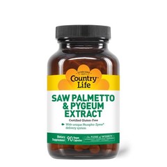 Country Life Saw Palmetto & Pygeum Extract – Prostate 90 Count (Pack of 1)